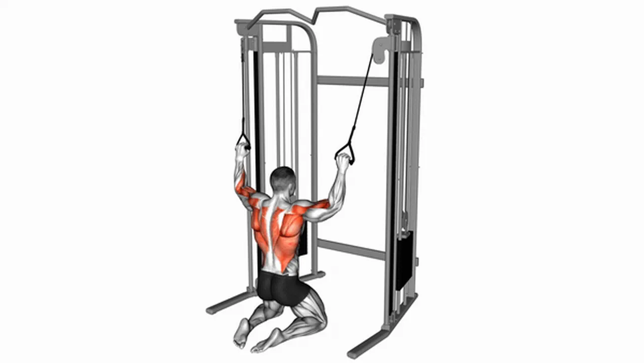 How to do Cable Parallel Grip Lat Pulldowns? Image