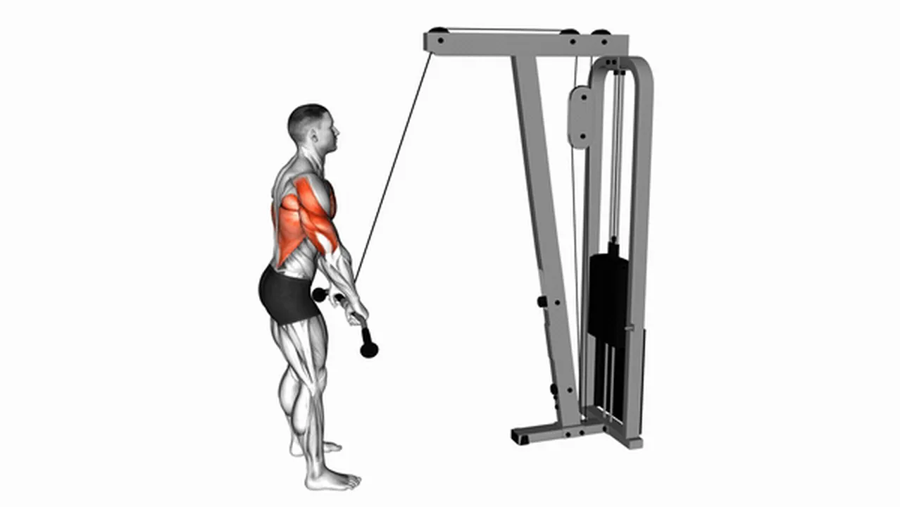 What are the benefits of Cable Pushdown (Straight Arm)? Image