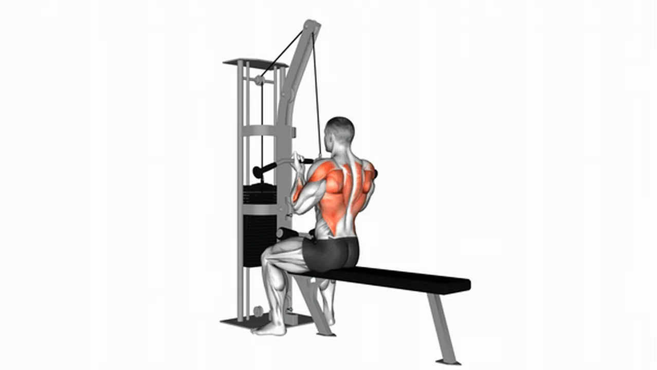 How to do Cable Reverse Grip Seated High Row? Image