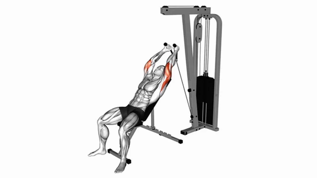 Common Cable Rope Incline Tricep Extension variations Image