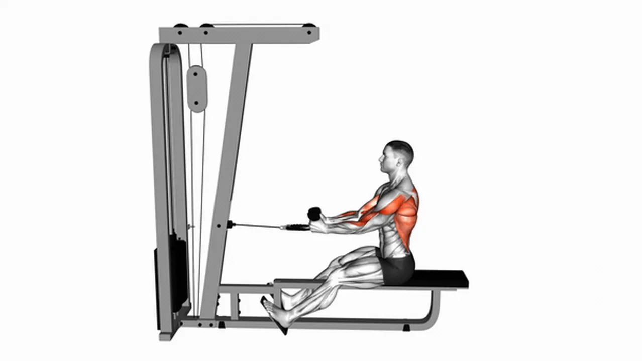 What are the benefits of cable rope seated rows? Image