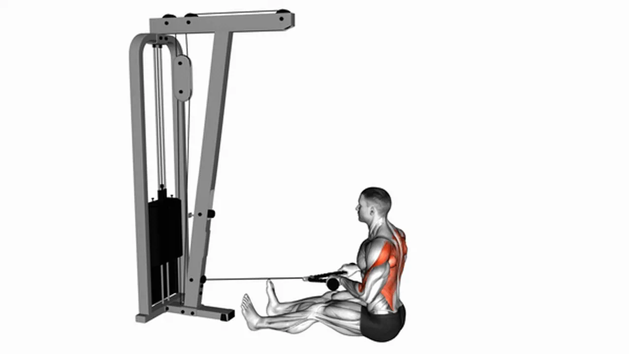 What are the benefits of Cable Seated Floor Row with Rope? Image