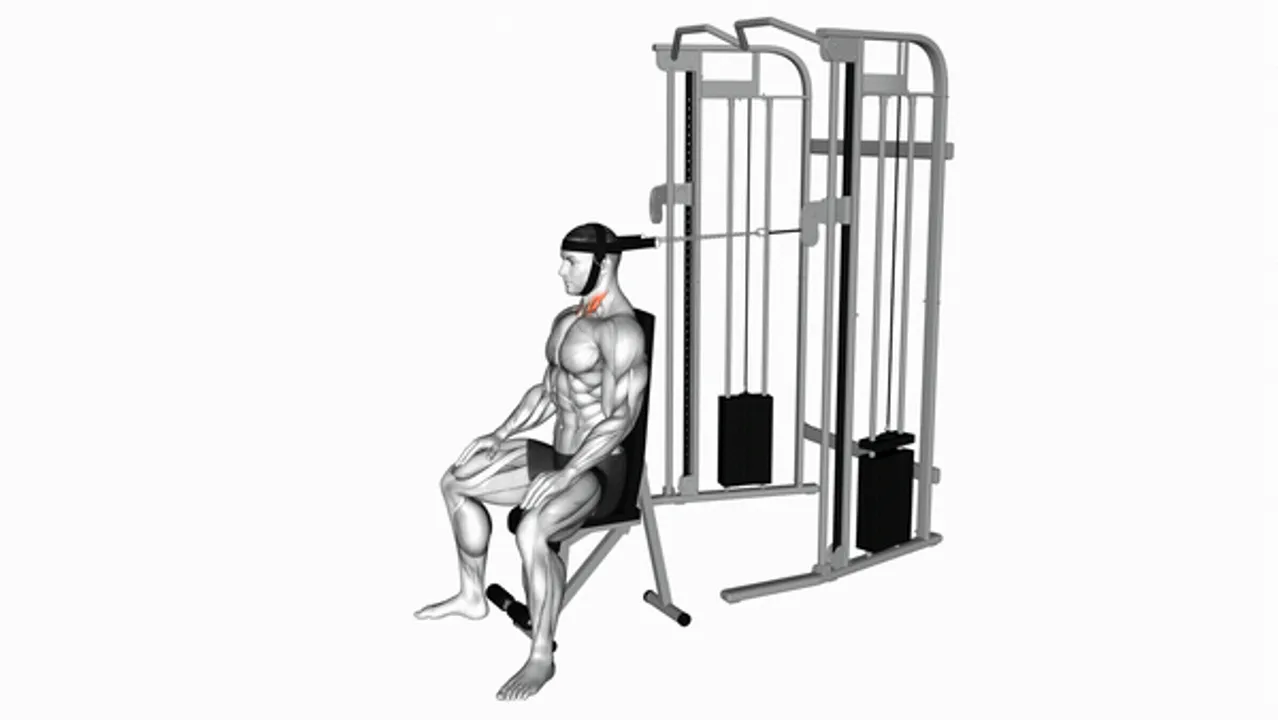 Cable Seated Neck Flexion