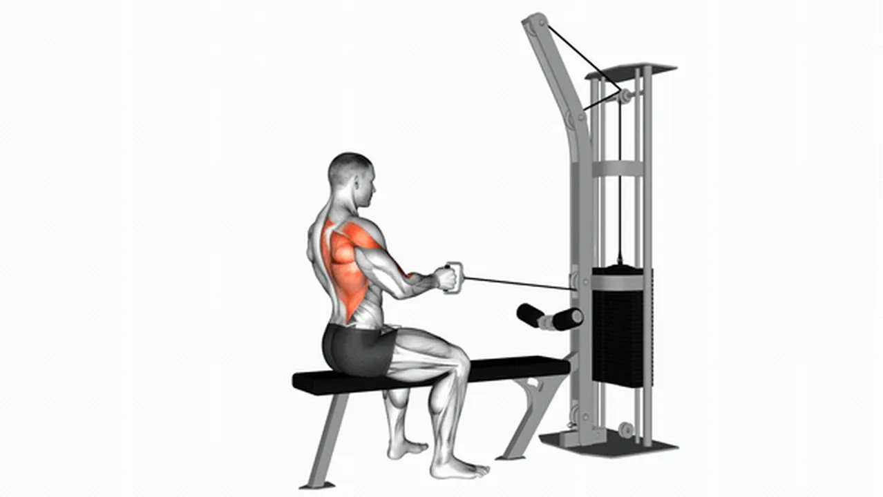 How to do Cable Seated One Arm Alternate Row? Image