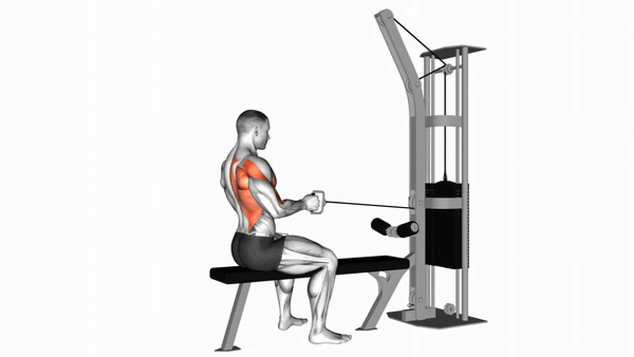 Common mistakes during Cable Seated One Arm Alternate Row Image