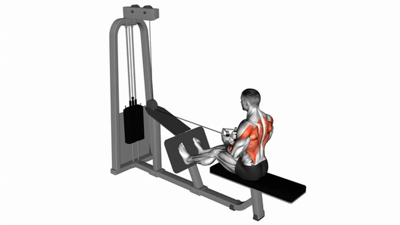 What are the benefits of Cable Seated Row with V-Bar? Image