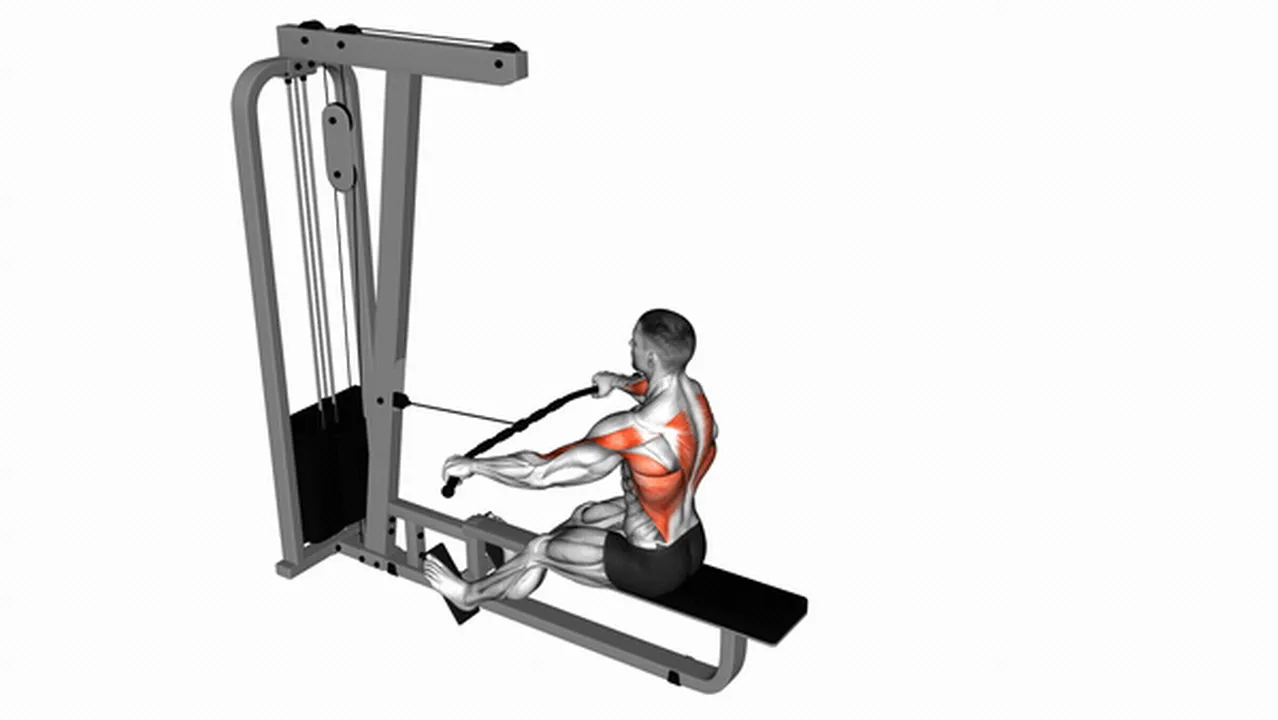 What are the benefits of the Cable Seated Wide Grip Row? Image