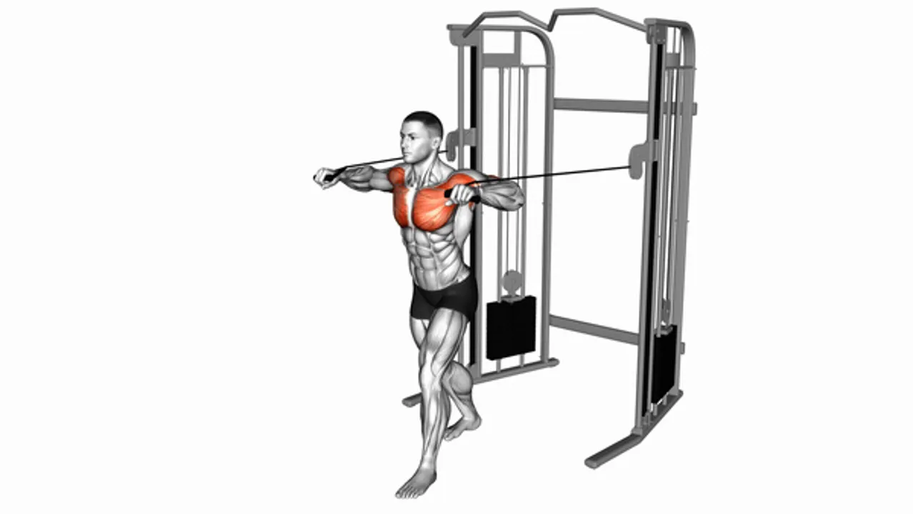 Cable Standing Chest Press