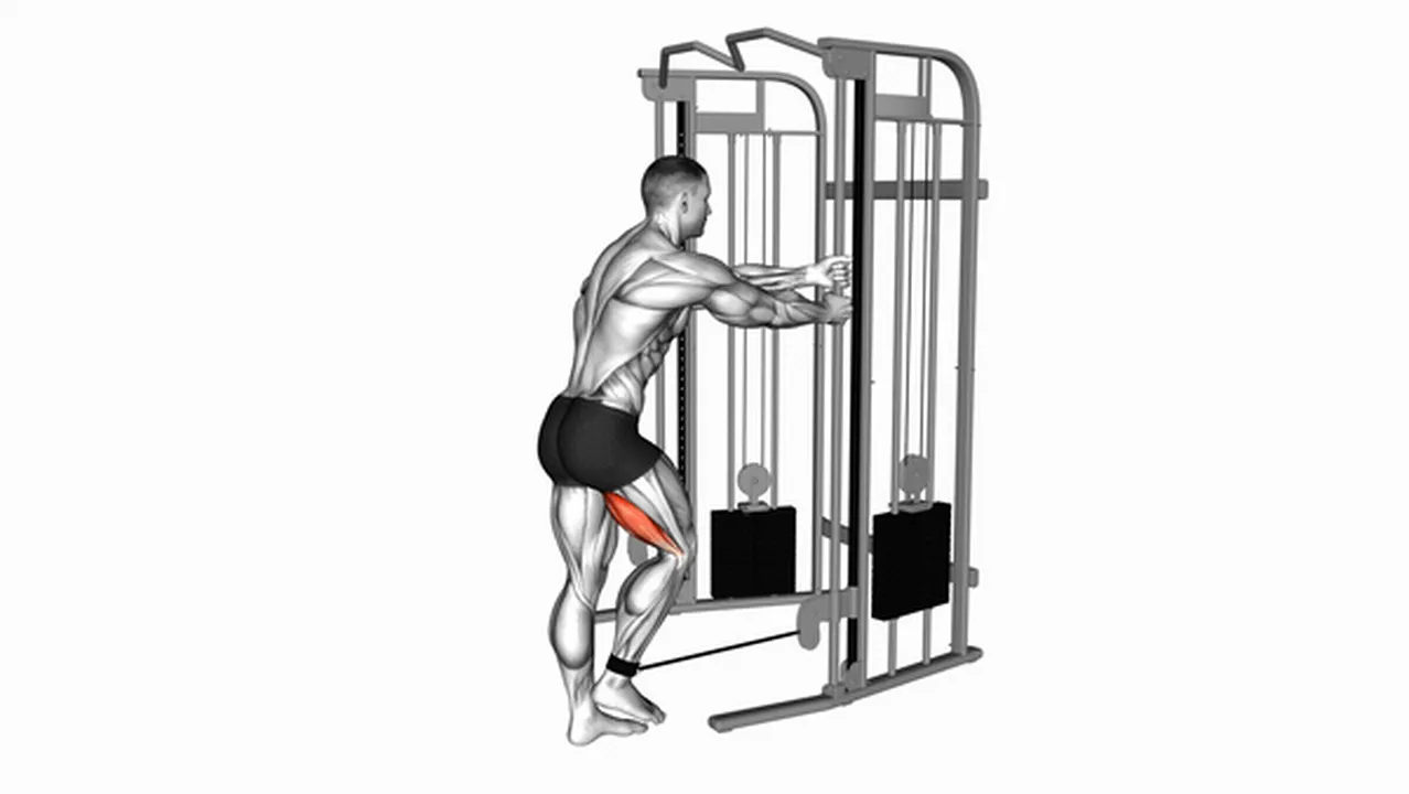 How to do Cable Standing Leg Curls? Image