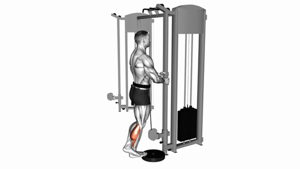 Cable Standing One-Leg Calf Raise