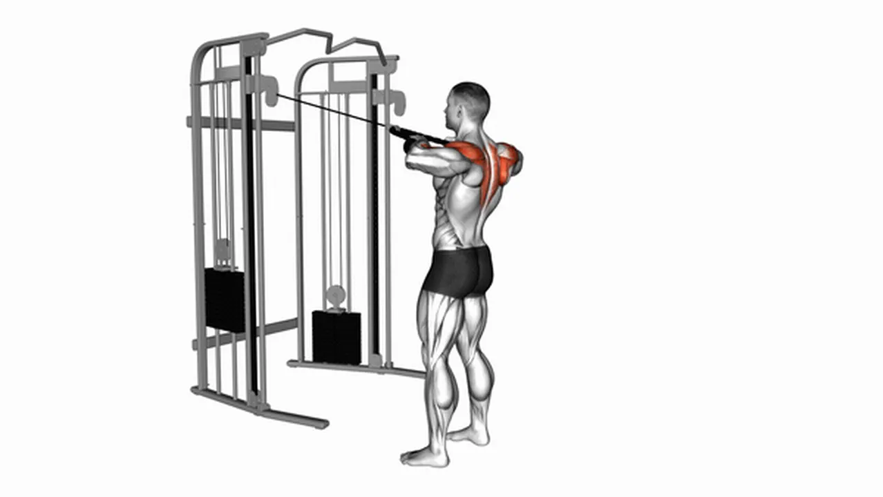 Common mistakes during Cable Standing Rear Delt Rows Image