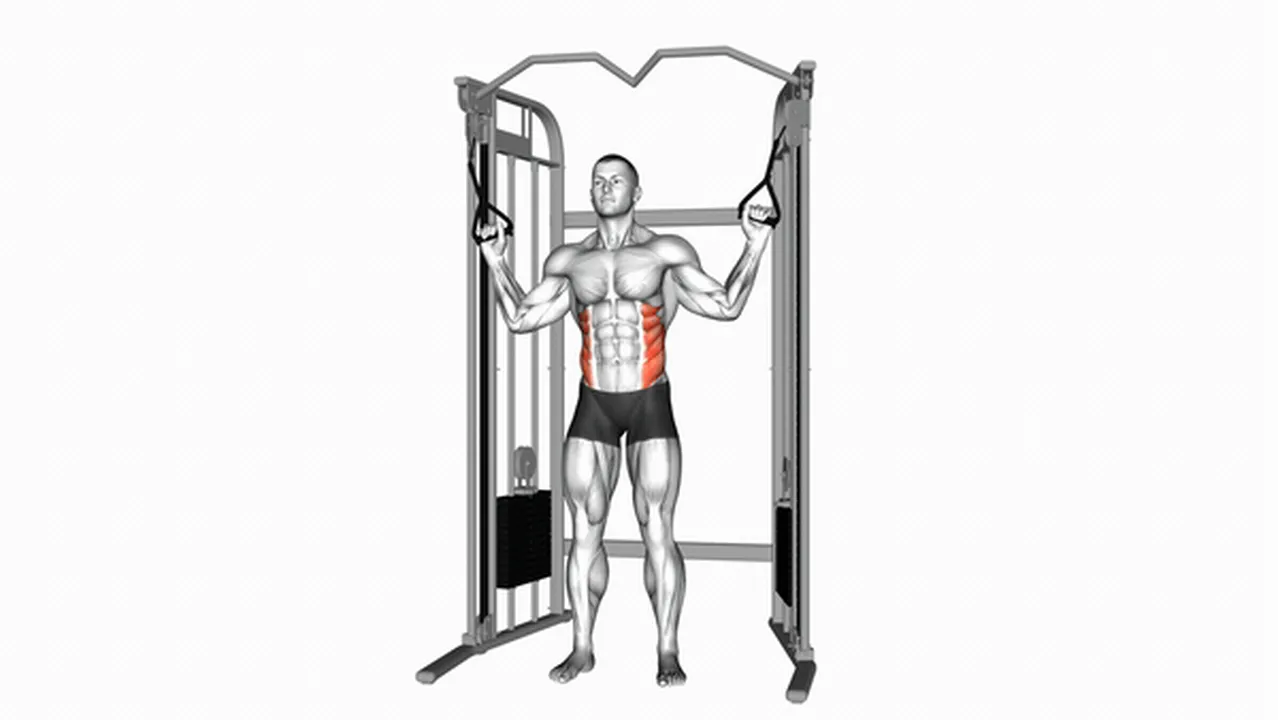 What are the benefits of Cable Standing Serratus Crunch? Image