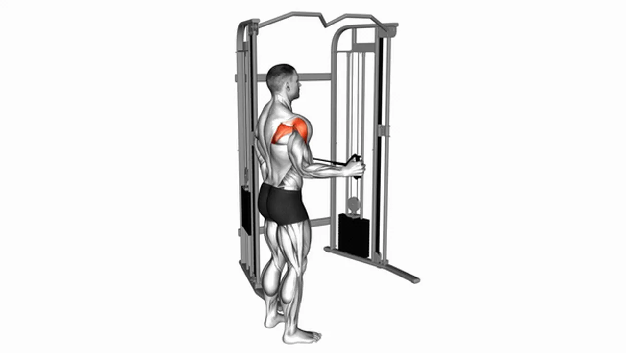 What are the benefits of Cable Standing Shoulder External Rotation? Image