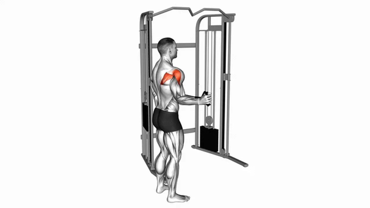 How to do Cable Standing Shoulder External Rotation? Image