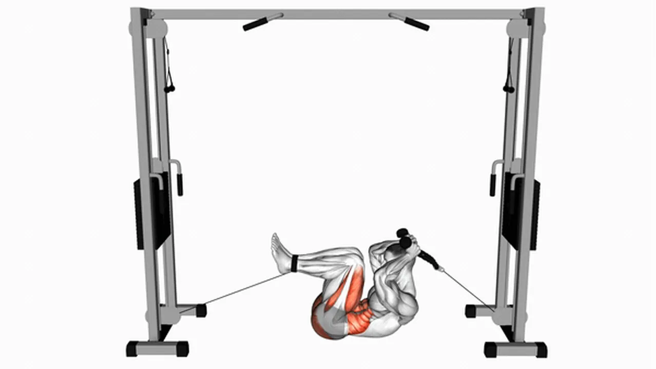 Common mistakes during Cable Tuck Reverse Crunch Image