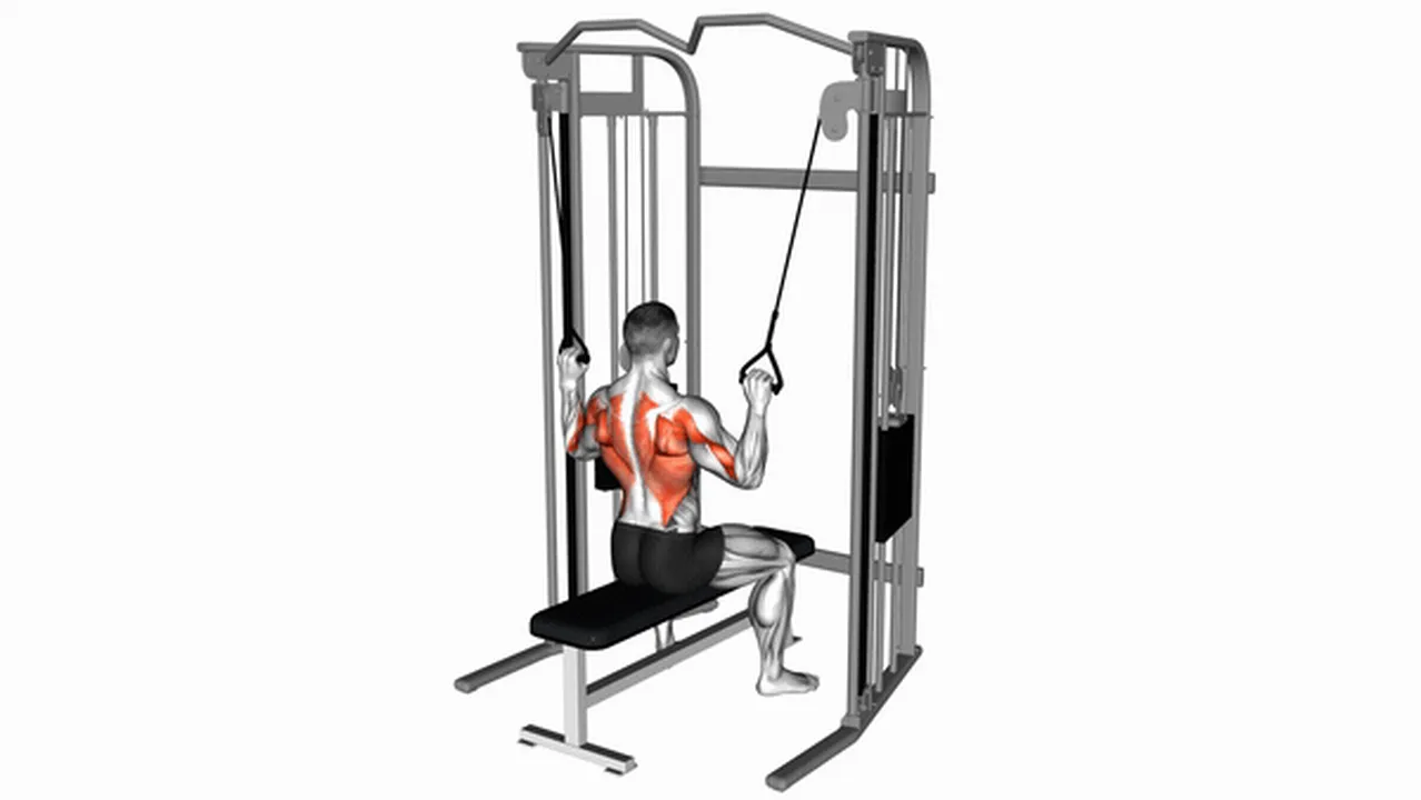 What are the benefits of Cable Twin Handle Parallel Grip Lat Pulldown? Image