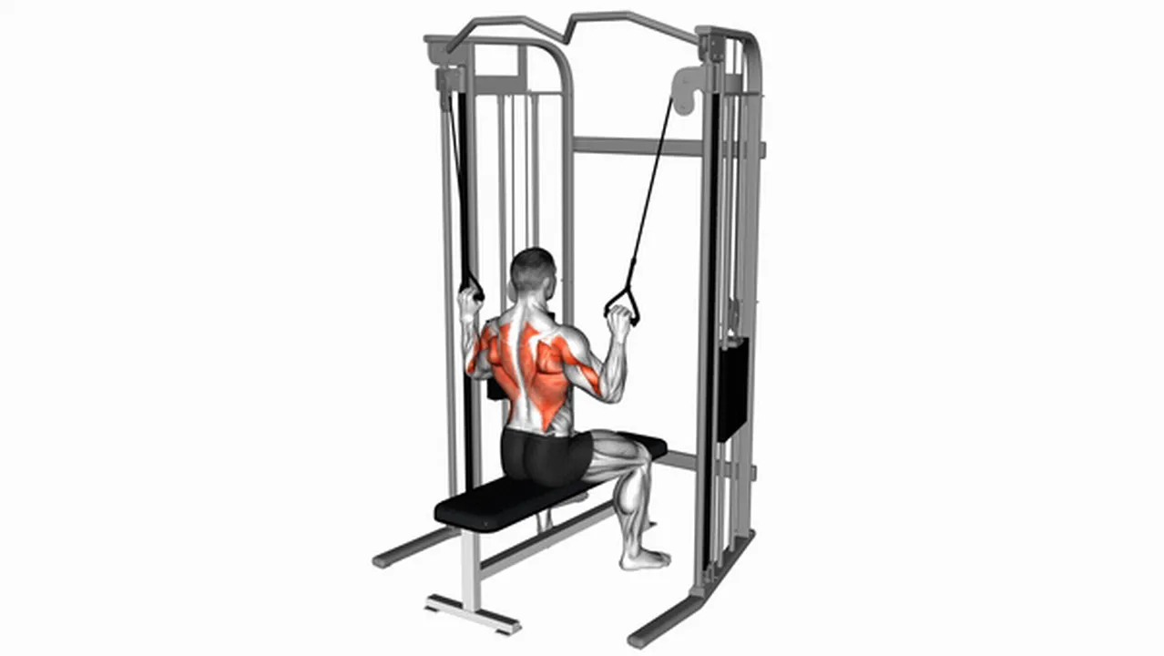 How to do Cable Twin Handle Parallel Grip Lat Pulldown? Image