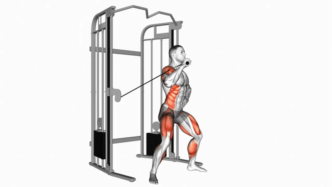 What are the benefits of the Cable Twisting Overhead Press? Image