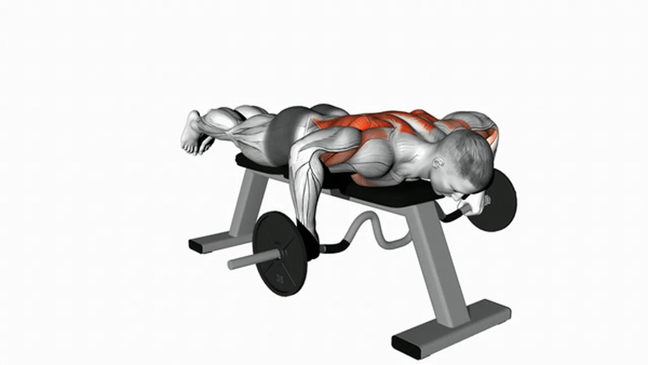 Common Cambered Bar Lying Row variations Image