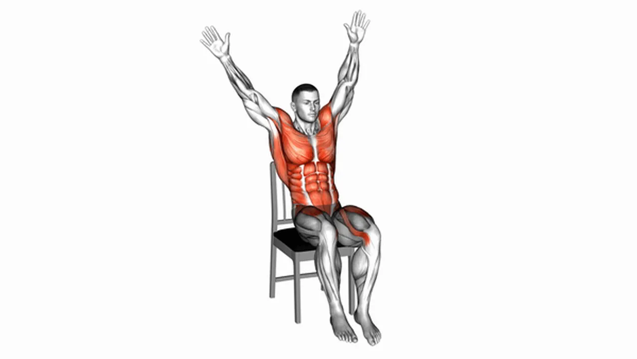 Common mistakes during Circle Arms Knee Raises on Chair Image