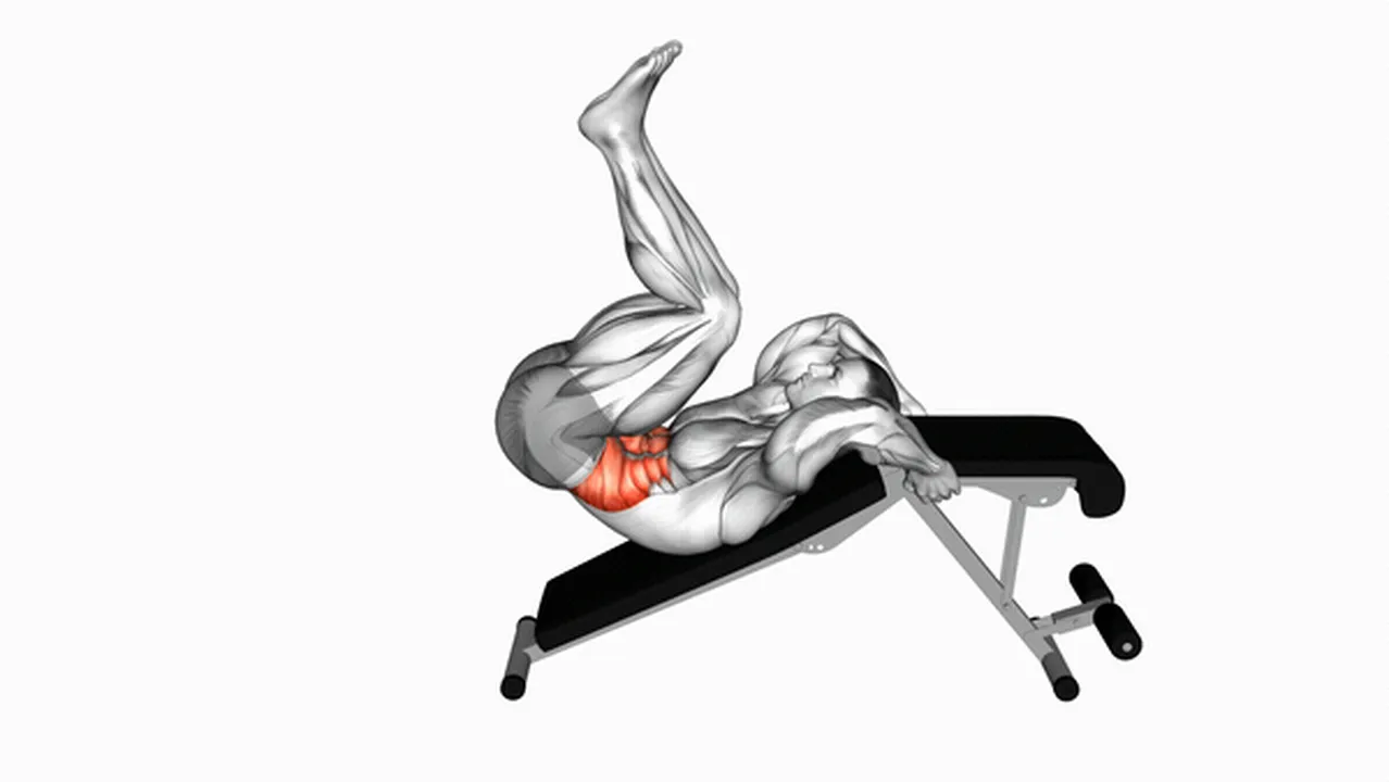 What are the benefits of decline bent leg reverse crunch? Image