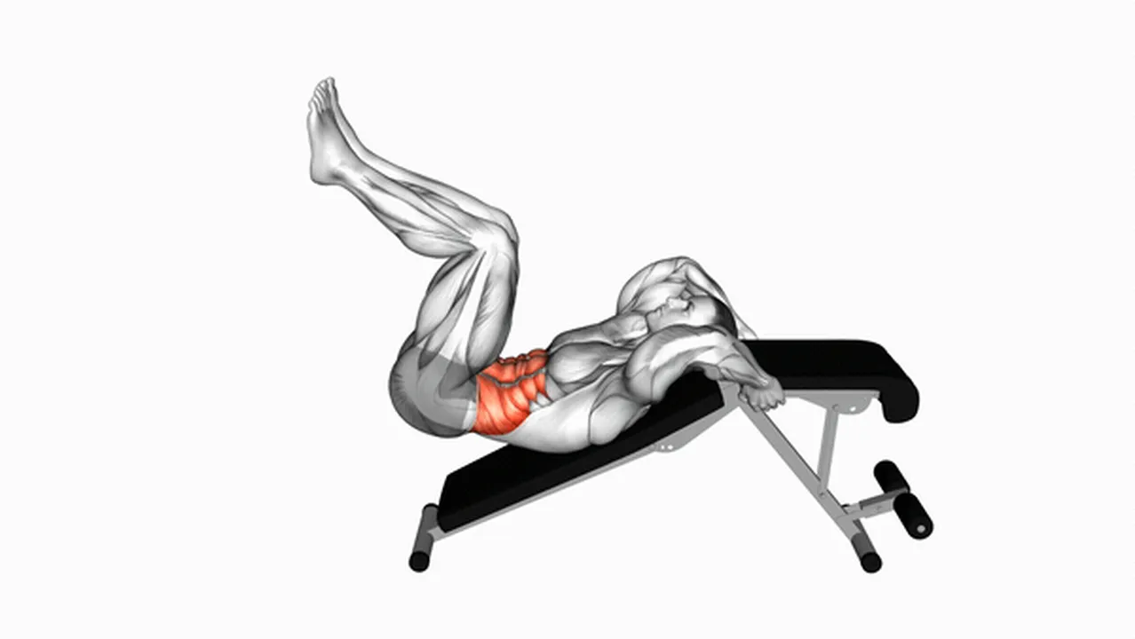 Alternatives to decline bent leg reverse crunch Image