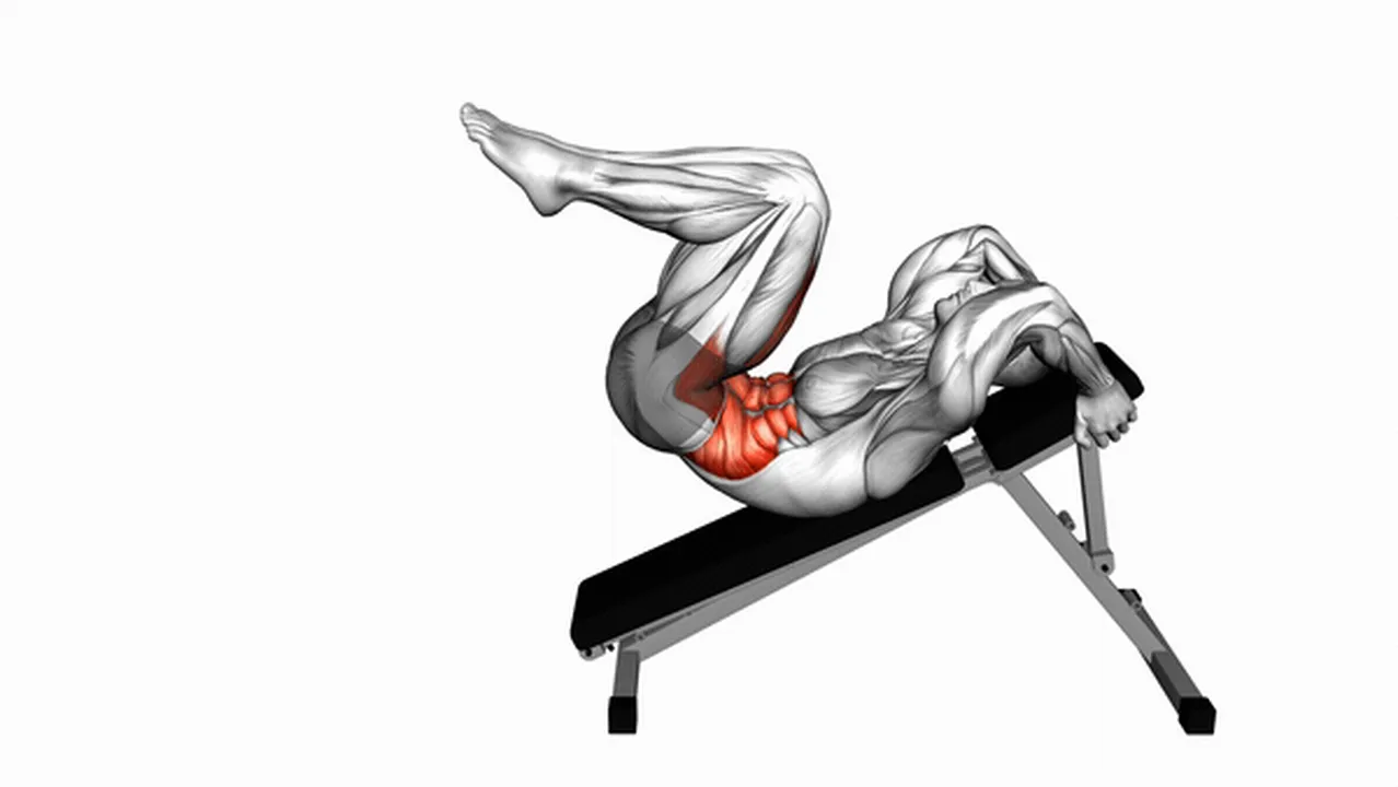 How to do decline leg hip raises? Image