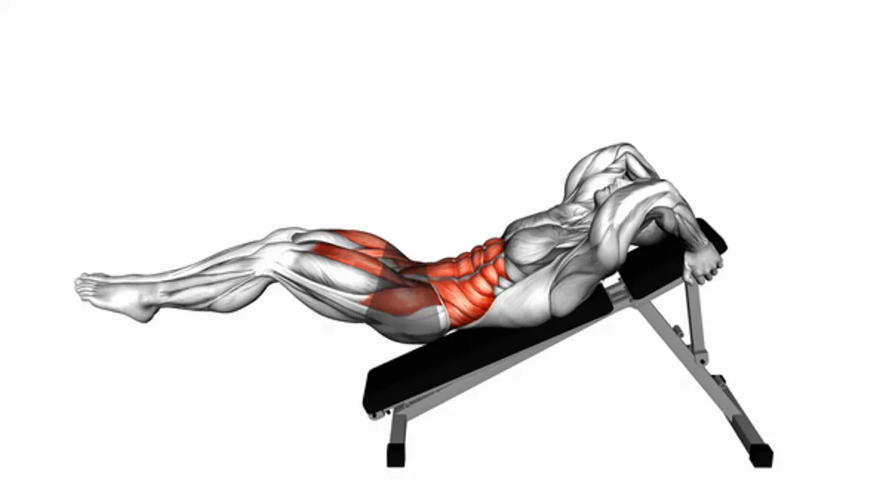 Decline Leg Hip Raise