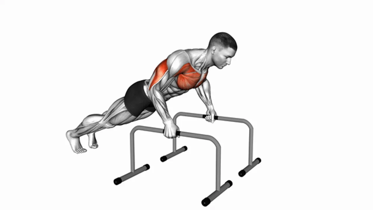 Deep Push-Up on Parallel Bars