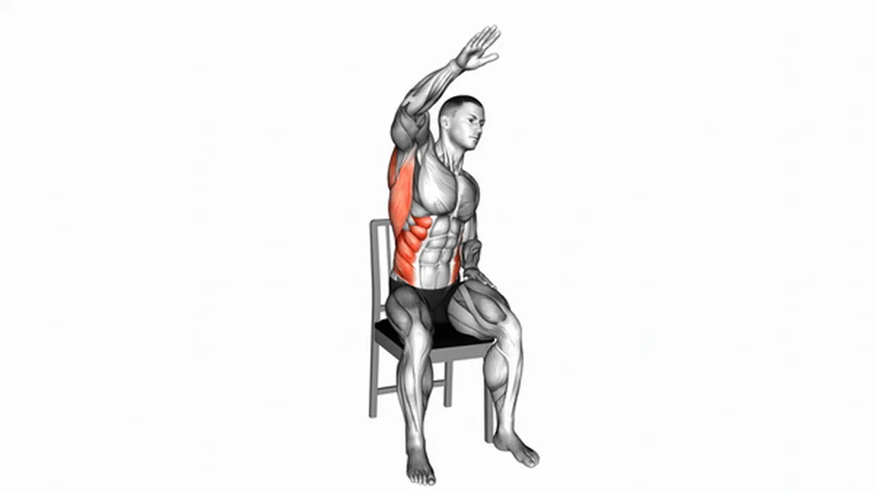 How to do the Diagonal Reach on Chair? Image