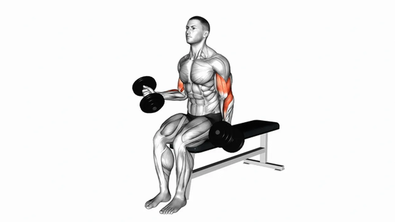 How to do Dumbbell Alternate Biceps Curls? Image