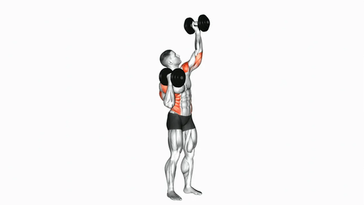 What are the benefits of the Dumbbell Alternate Side Press? Image