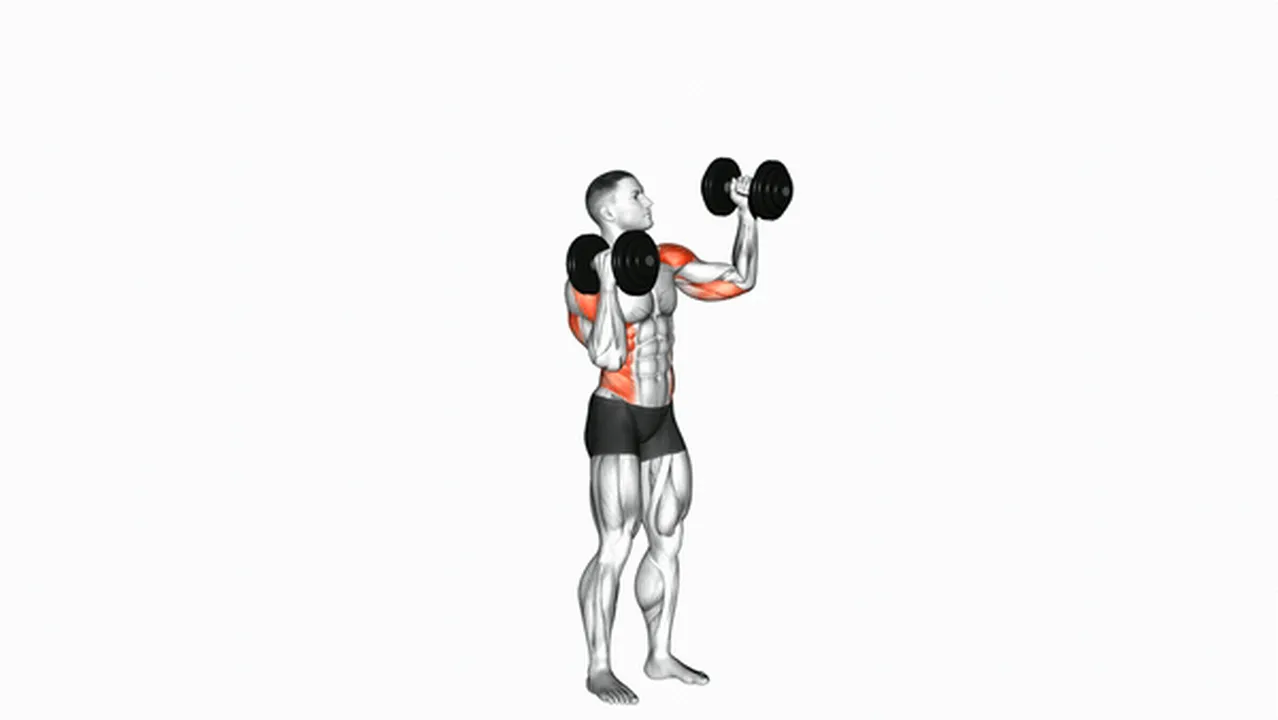 How to do the Dumbbell Alternate Side Press? Image