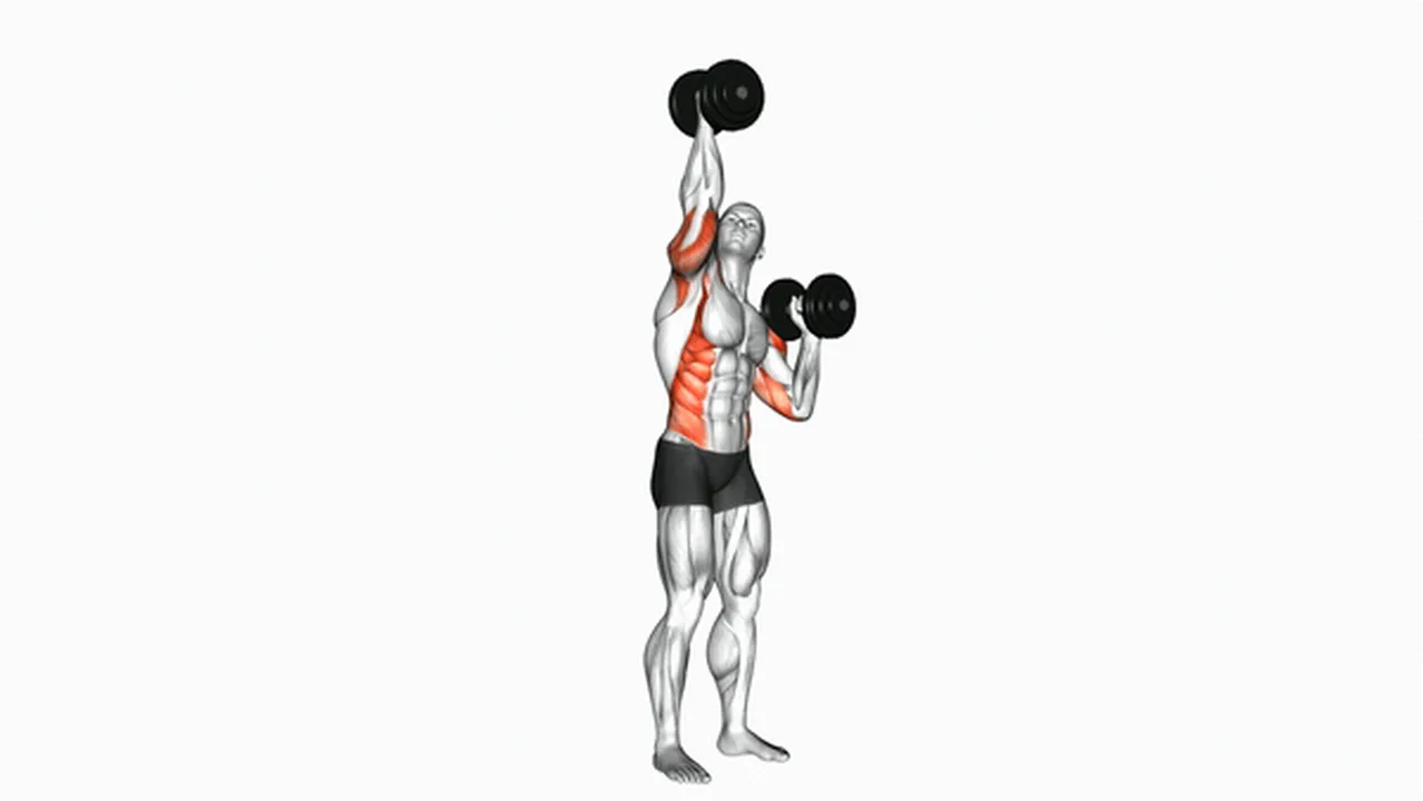 Common Dumbbell Alternate Side Press variations Image