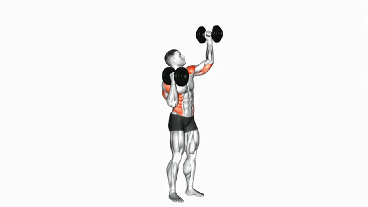 Dumbbell Alternate Side Press