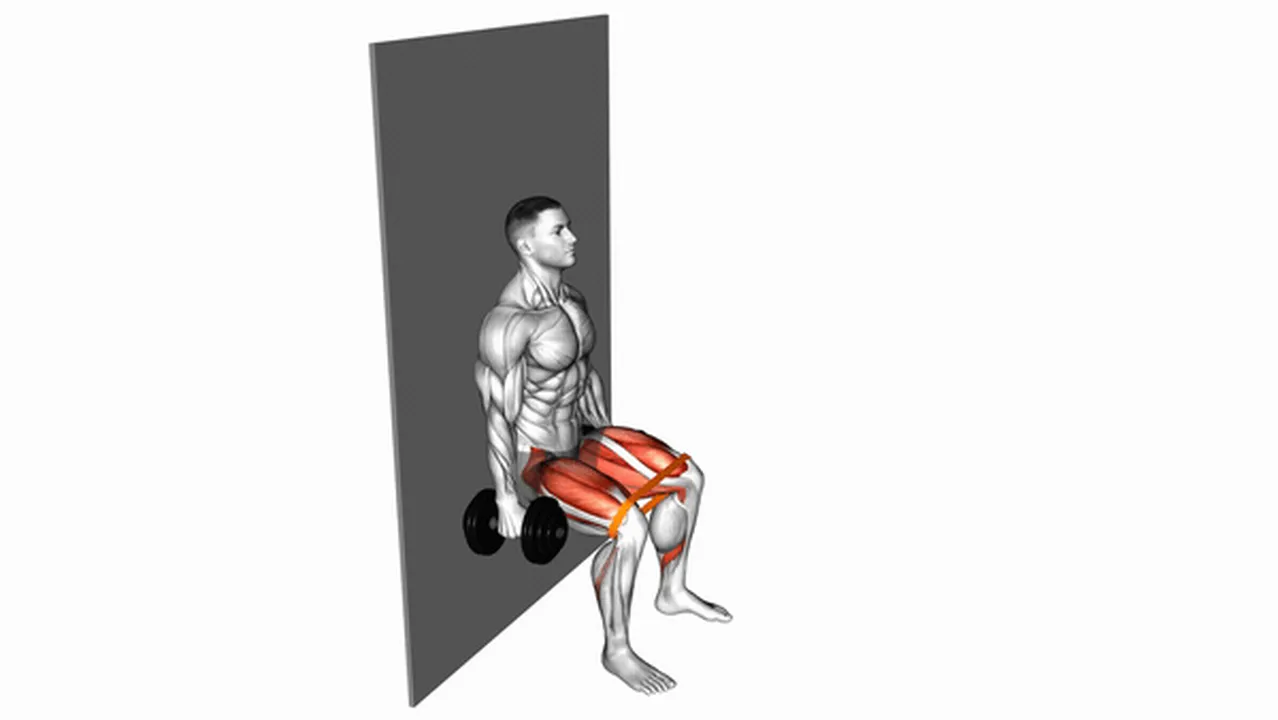 What are the benefits of Dumbbell Banded Wall Sits? Image