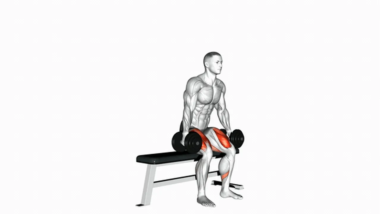 How to do Dumbbell Bench Squats? Image