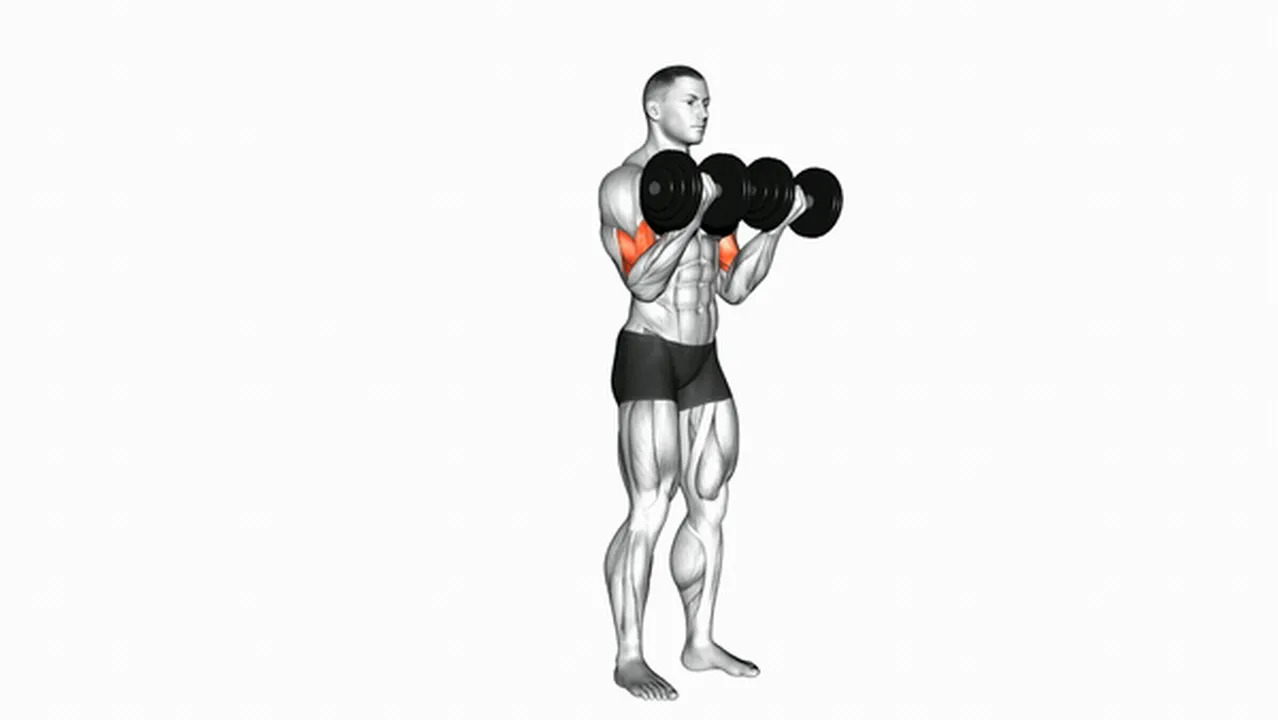 Common dumbbell biceps curl variations Image