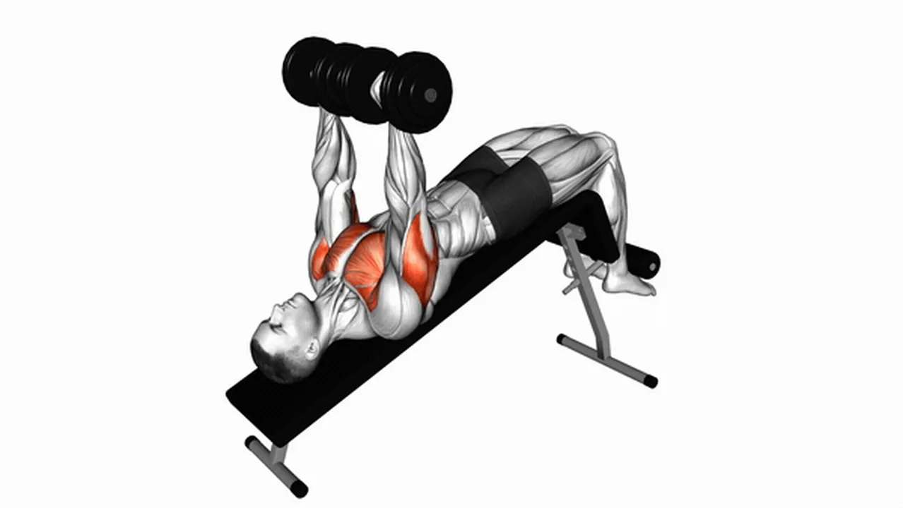 Common variations of the Dumbbell Decline Bench Press Image