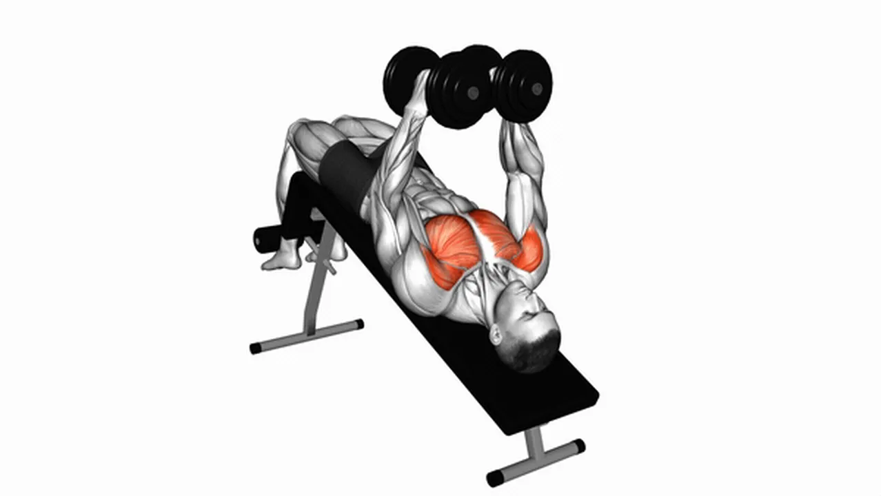 Common Dumbbell Decline Fly variations Image