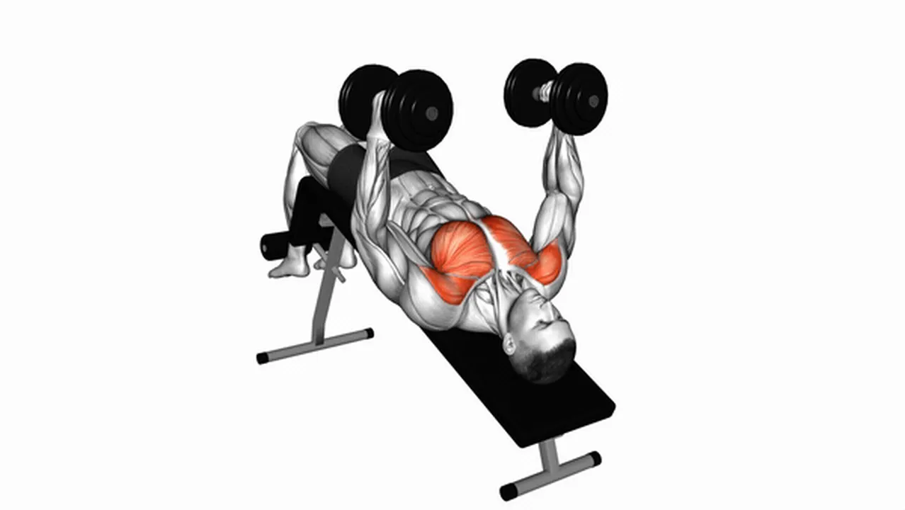 Common mistakes during Dumbbell Decline Fly Image