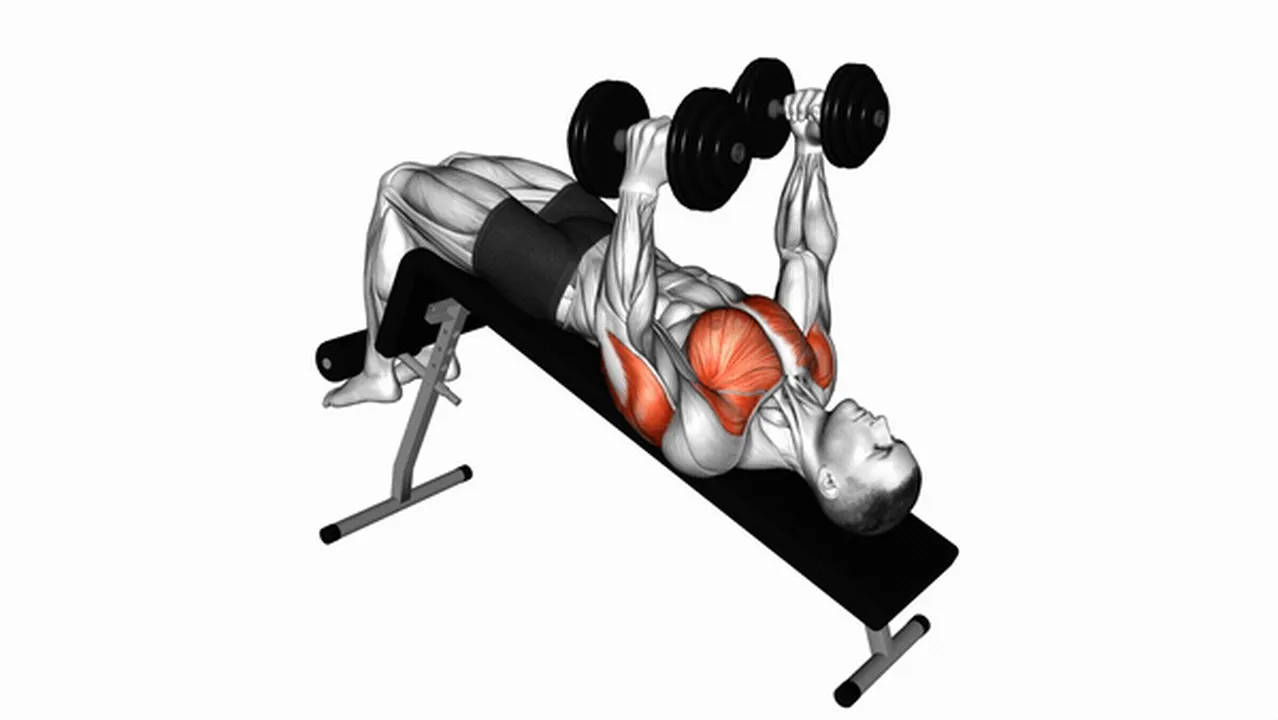 How to do the Dumbbell Decline Hammer Press? Image