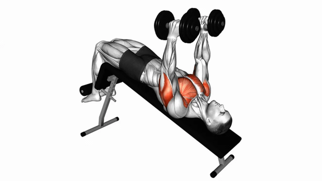 Common Dumbbell Decline Hammer Press variations Image