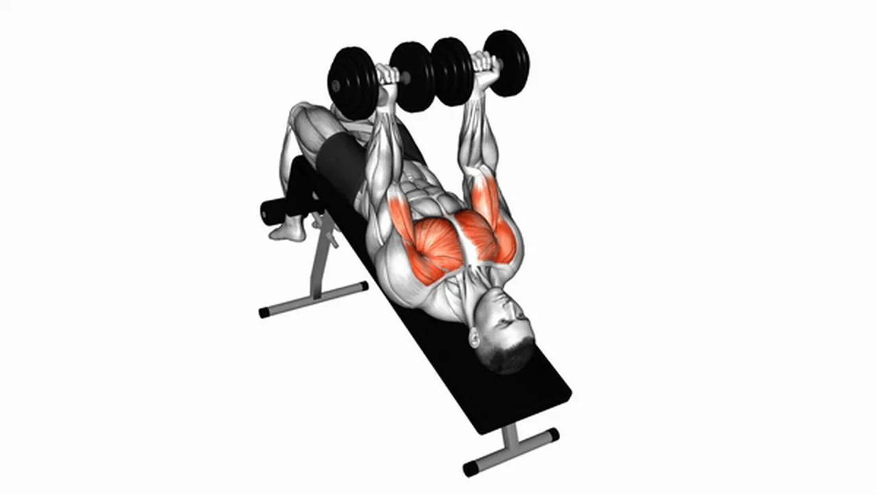 Common Dumbbell Decline Twist Fly variations Image