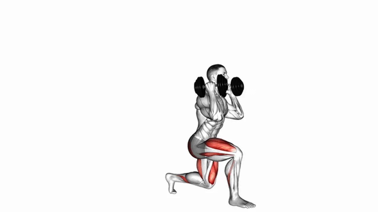 Common Dumbbell Front Rack Lunge variations Image