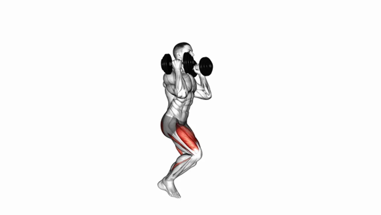 Dumbbell Front Rack Lunges