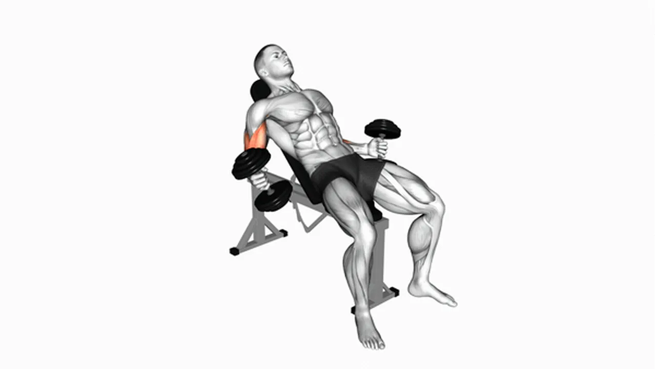 What are the benefits of dumbbell incline biceps curls? Image