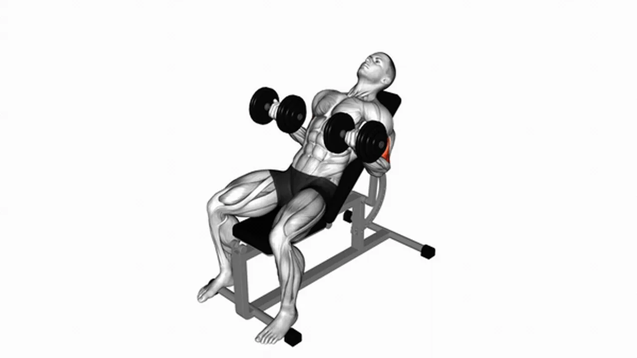 How to do dumbbell incline curls? Image