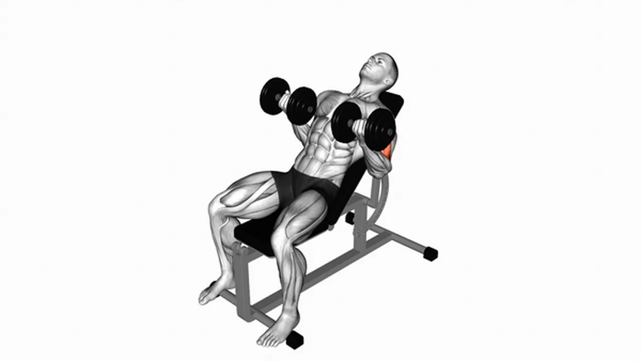 Common dumbbell incline curl variations Image