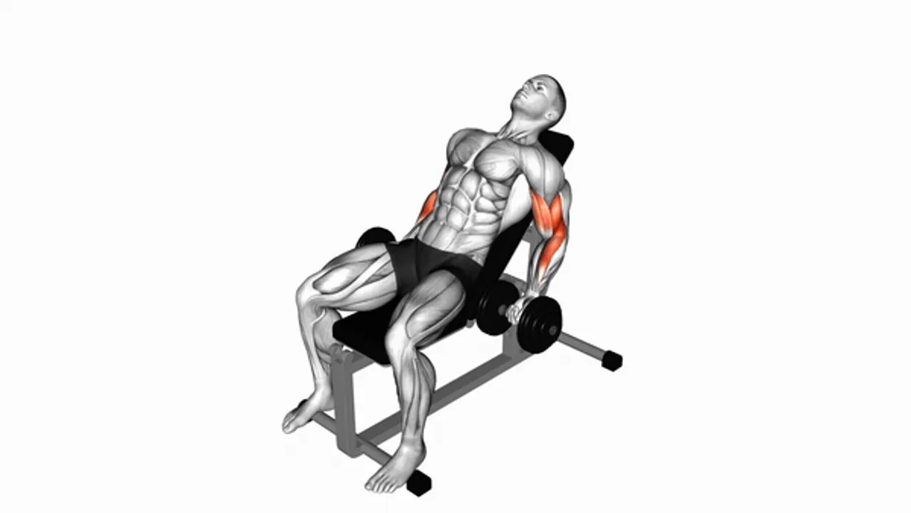 Dumbbell Incline Curl